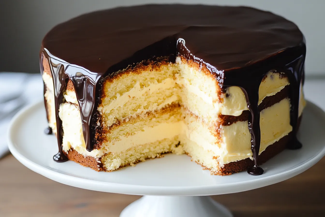 Boston Cream Cake Recipe