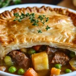 What is pot pie gravy made of