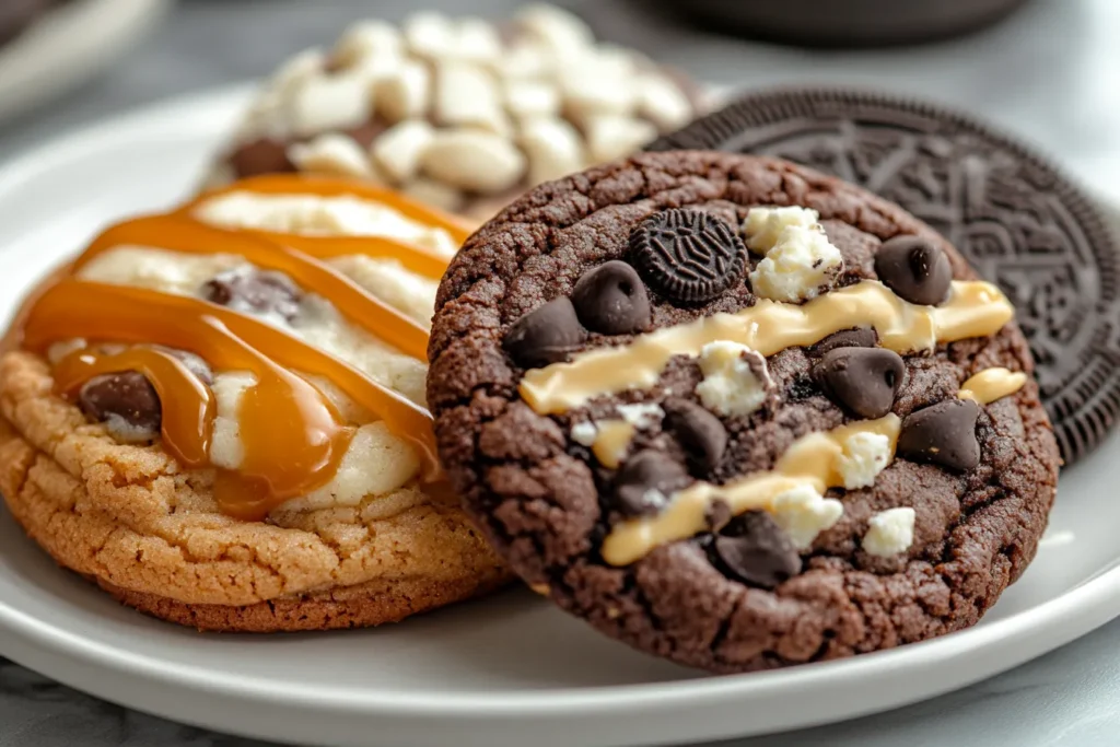 Cheesecake stuffed Chocolate Chip Cookies 3 - Cheesecake Stuffed Chocolate Chip Cookies: The Ultimate Dessert Fusion